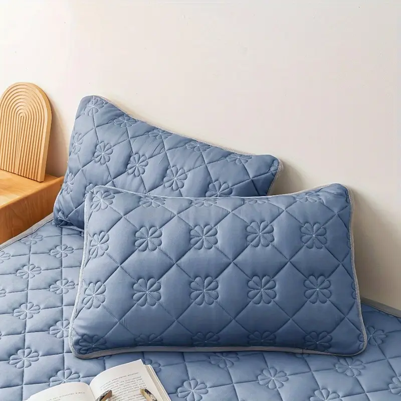 2 pack high quality pillowcases breathable pillow protectors machine washable durable decorative bedding covers for use 6 colors no insert Product details 4