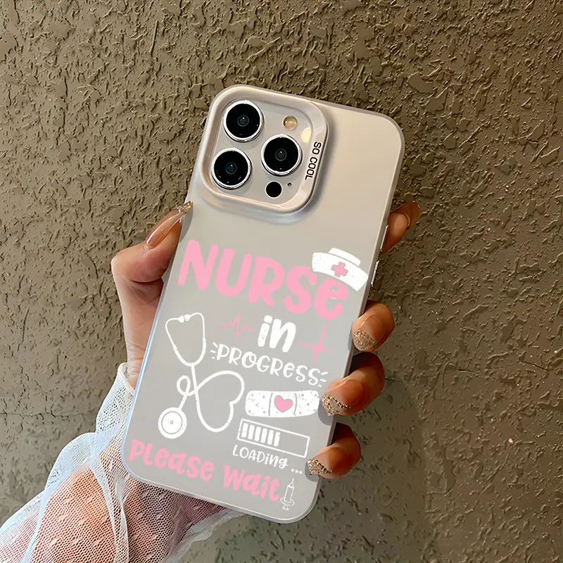 pink cute nurse in progress aesthetic trendy phone case - Temu pink cute nurse in progress aesthetic trendy phone case - Temu