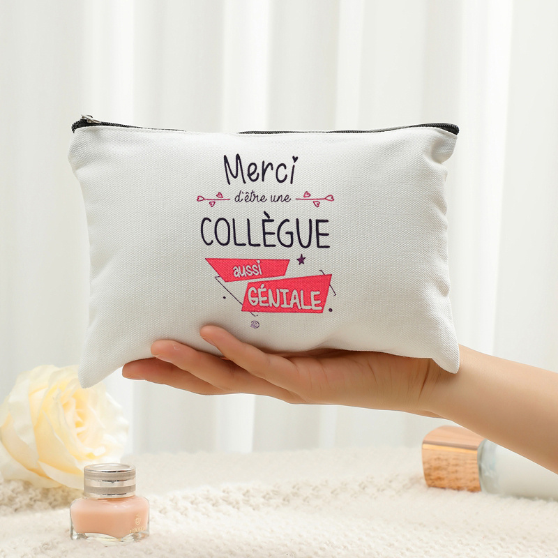 TEMU Trousse de maquillage 1 pièce, cadeau pour collègue, cadeau de remerciement pour , mamie, belle-mère, trousse de maquillage à motif, sac de