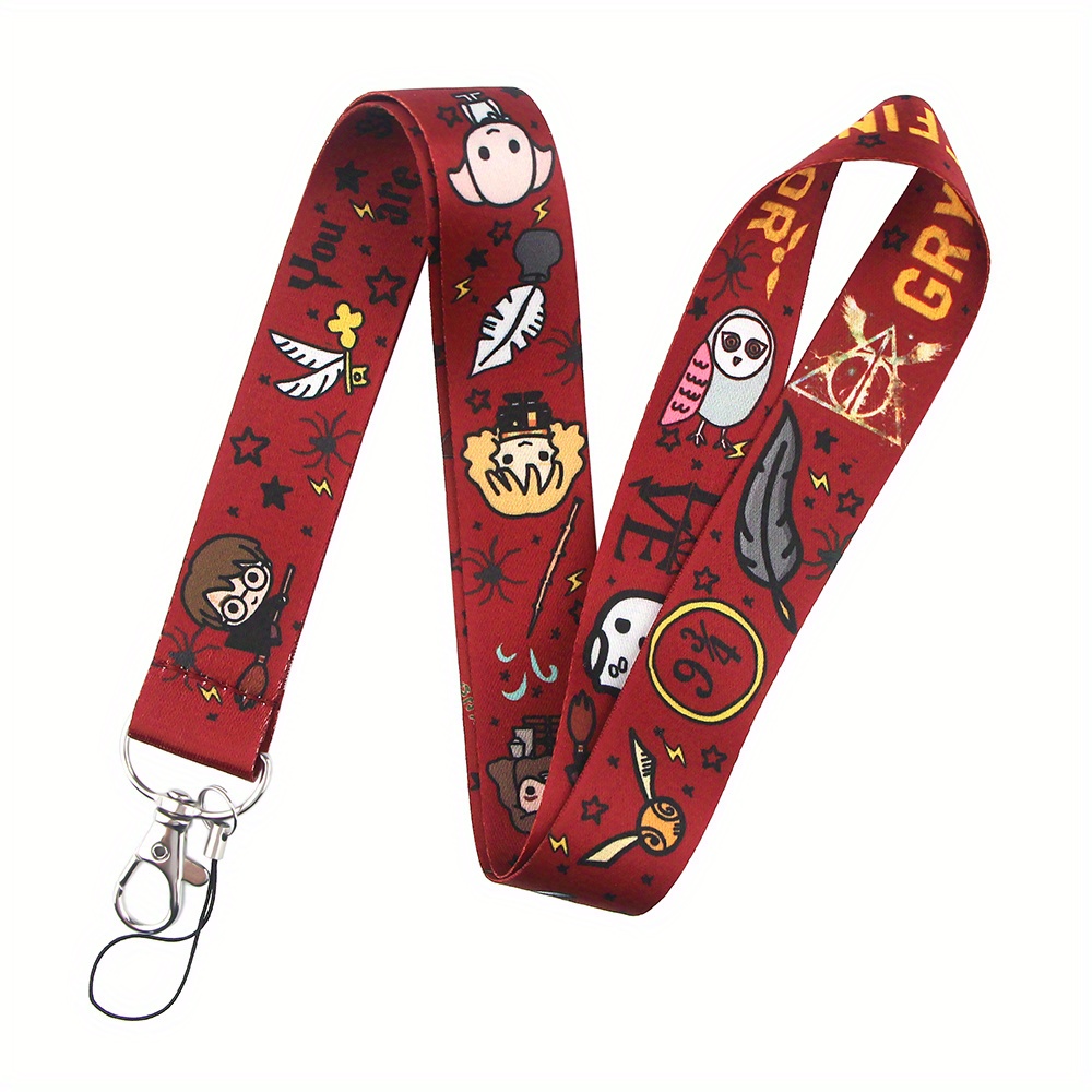 Image of 2d 1pc Lanyard Keychain Id Credit Card Cover Pass Mobile Phone Charm Neck Straps Badge Holder Key Holder