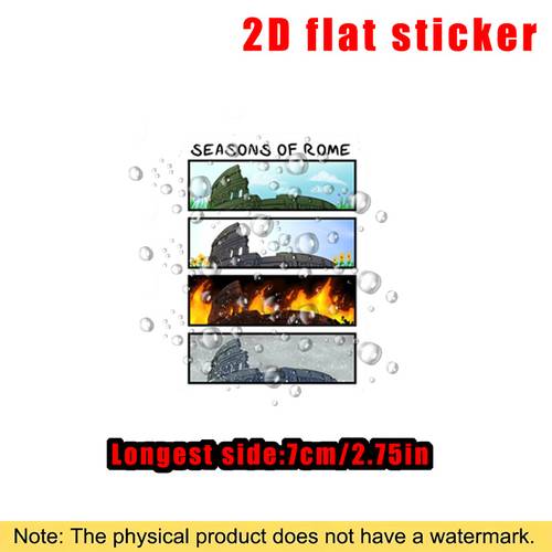 of rome car stickers suitable for cars laptops bottles motorcycles skateboards suitcases suitable for any