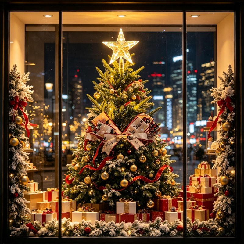 TEMU Lighted Holiday Displays 1pc Illuminated 3d Christmas Decoration Star, Suitable For Indoor Use, Christmas, Parties, Christmas , , Display
