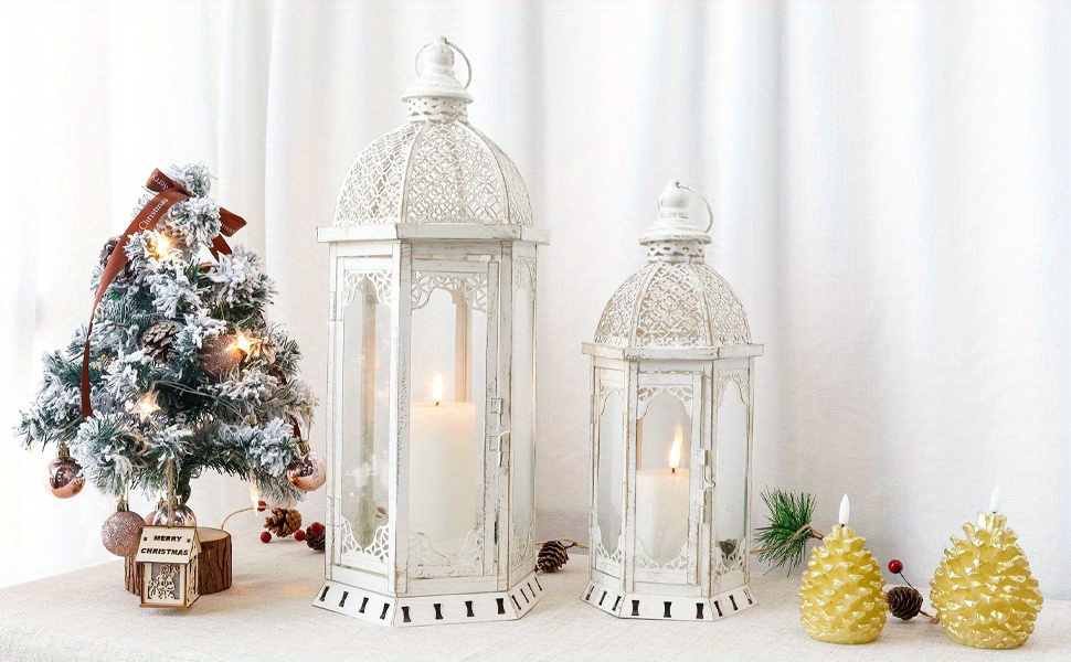 Lanternes Décoratives Lanternes De Bougie Rétro Lanterne En Détresse