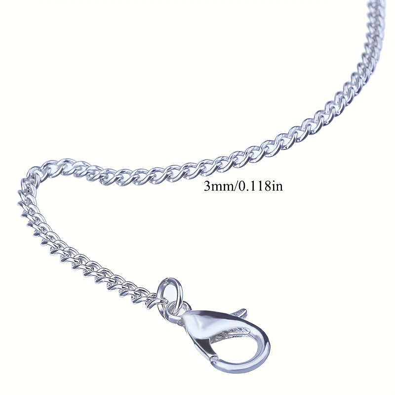 5pcs Unisex Stainless Steel Necklace Set, Perfect for Gifting