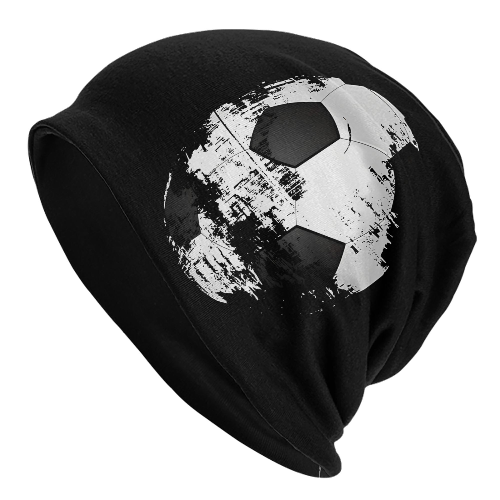 TEMU 2d Print Design Soccer Skullies Beanies Hat