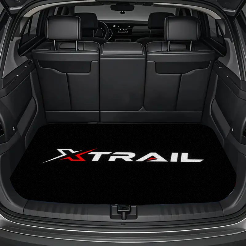 TEMU Model Letter Print Car Trunk Mat, Universal Suitcase Mat Outdoor Mat, Suitable For Most Sedan Suv Models, Halloween Christmas Ideal Gift, Car
