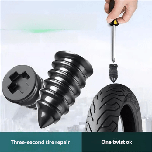 20 40 80pcs vacuum tire repair kit with spiral nails tool for cars and motorcycles non damaging iron mushroom nails for tire patching