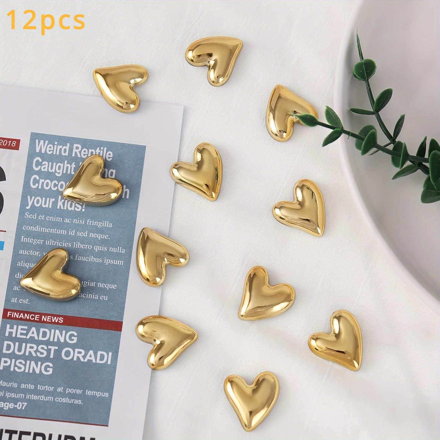 Image of 12pcs Refrigerator Magnets, Cute -shaped Fridge Magnets, Decorative For Kitchens, Office Whiteboards, Lockers And Dishwashers -perfect For Friendship & Love & All Kinds Of Holidays Gift