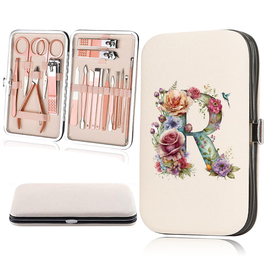 18pcs Essential Travel Nail Clipper Set with Organizer Case