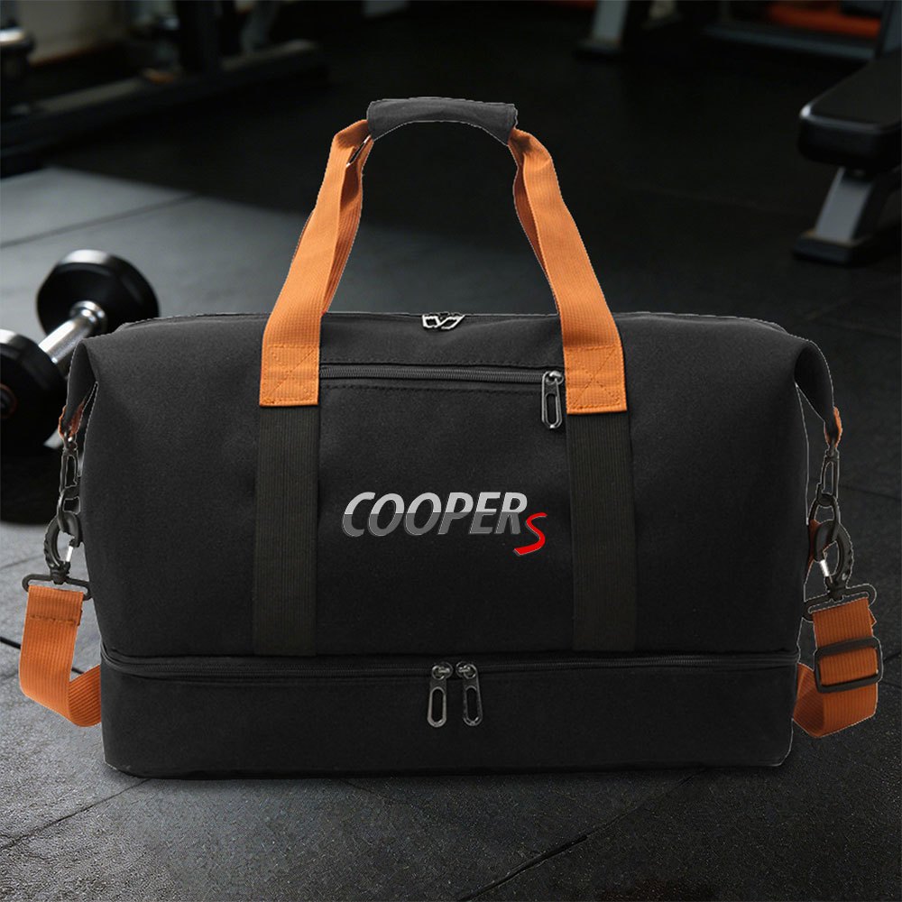 TEMU 1pc Coopers Handheld Fitness Bag - Fashion Contrast Travel Bag - Outdoor Sports Fitness Bag - Single Shoulder Body Handheld Fitness Yoga Bag -