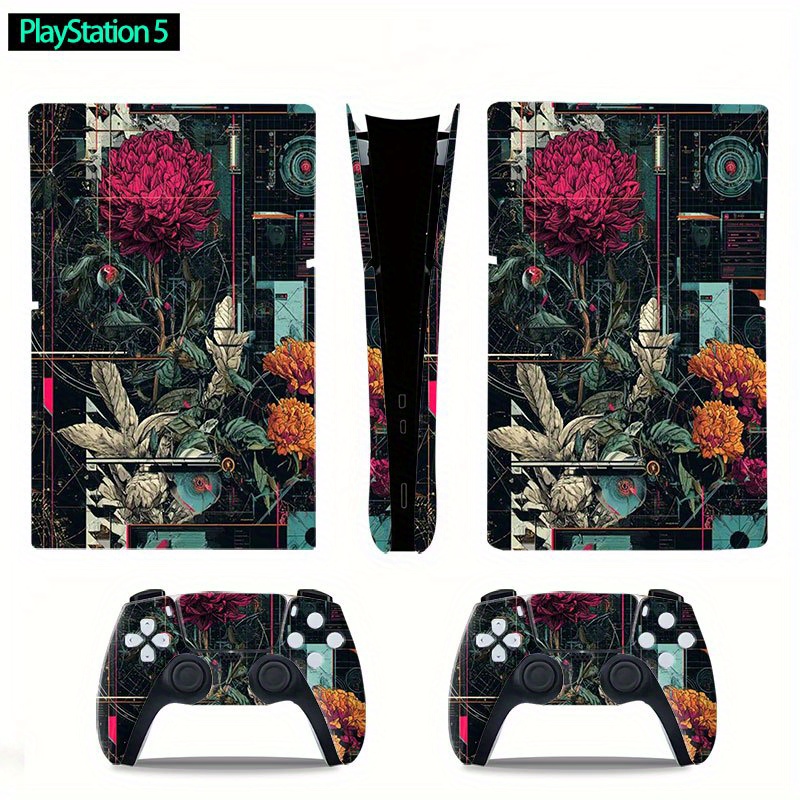 103-Piece Vinyl Skin Sticker Set For Sony PS3 PlayStation 3 – Multicolor PVC Decals