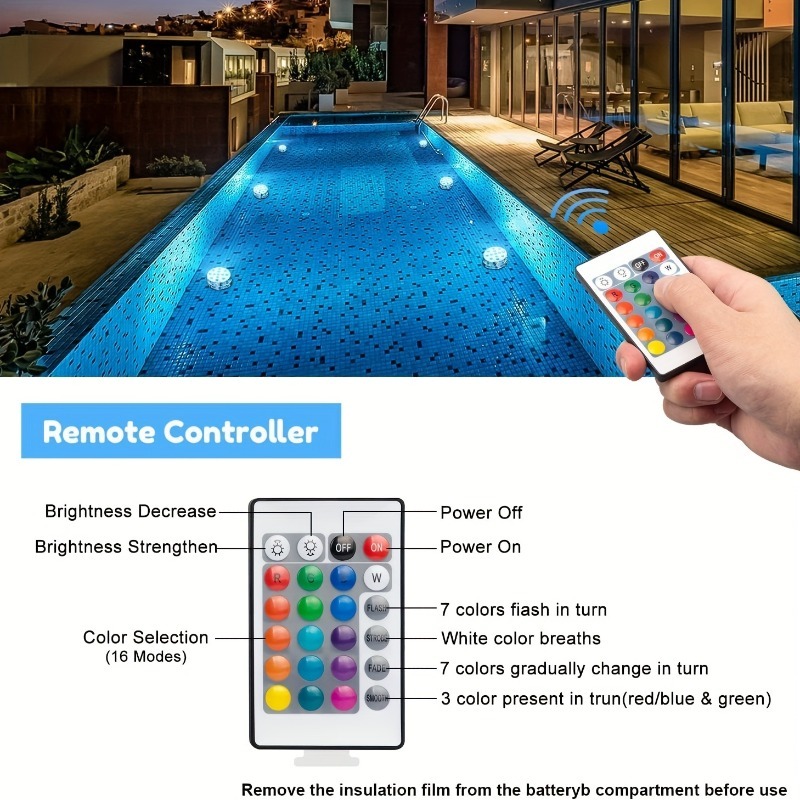 2/4pcs Marine Wireless LED Light for Boats and Cabins