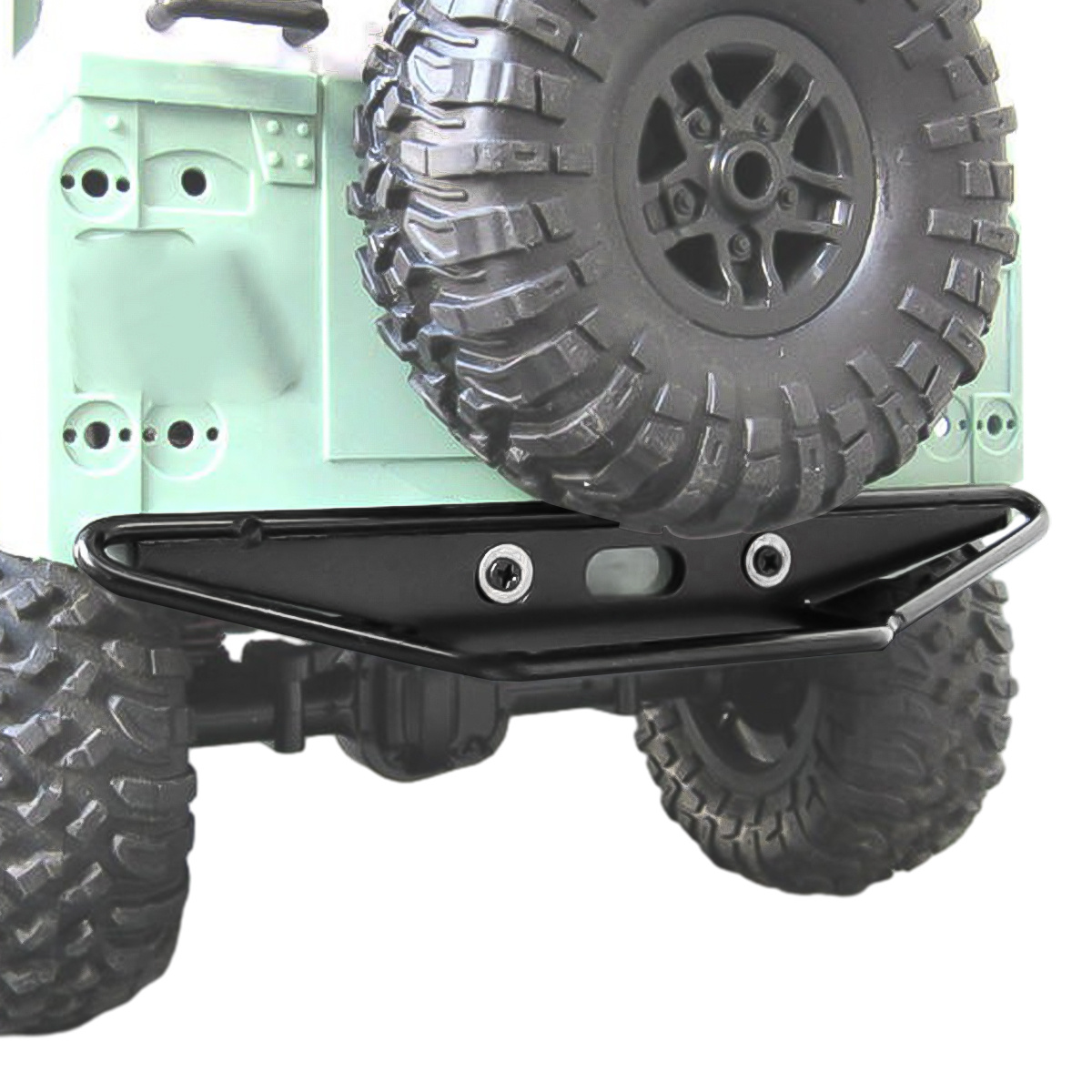 Parachoques Delantero De Metal Negro Para MN D90 D91 D96 MN90 MN99S 1/12 – Pieza De Actualización Para Coche RC