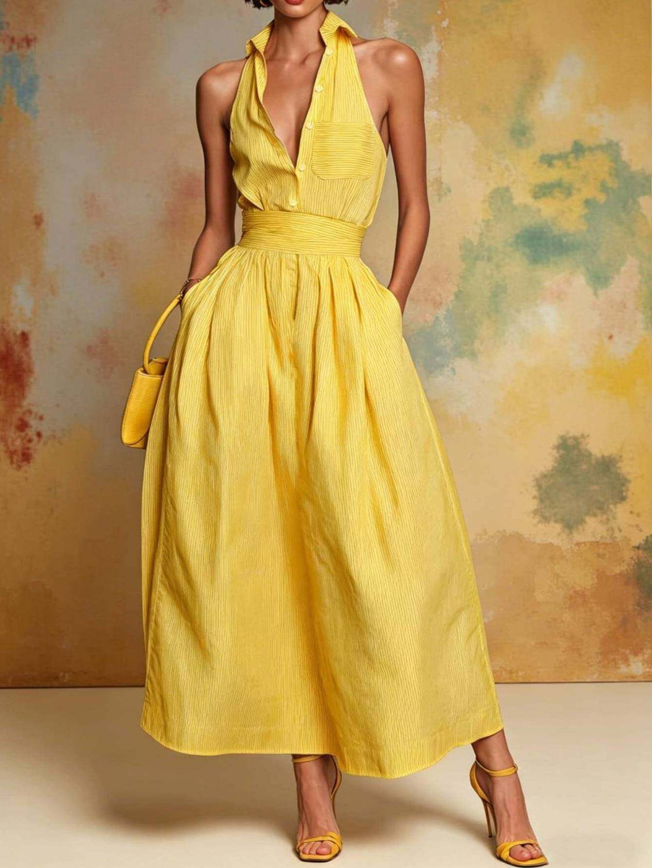 chiffon dress with flowers Melissa Chiffon Flower Maxi Dress / Baby Pink | MESHKI main image 1