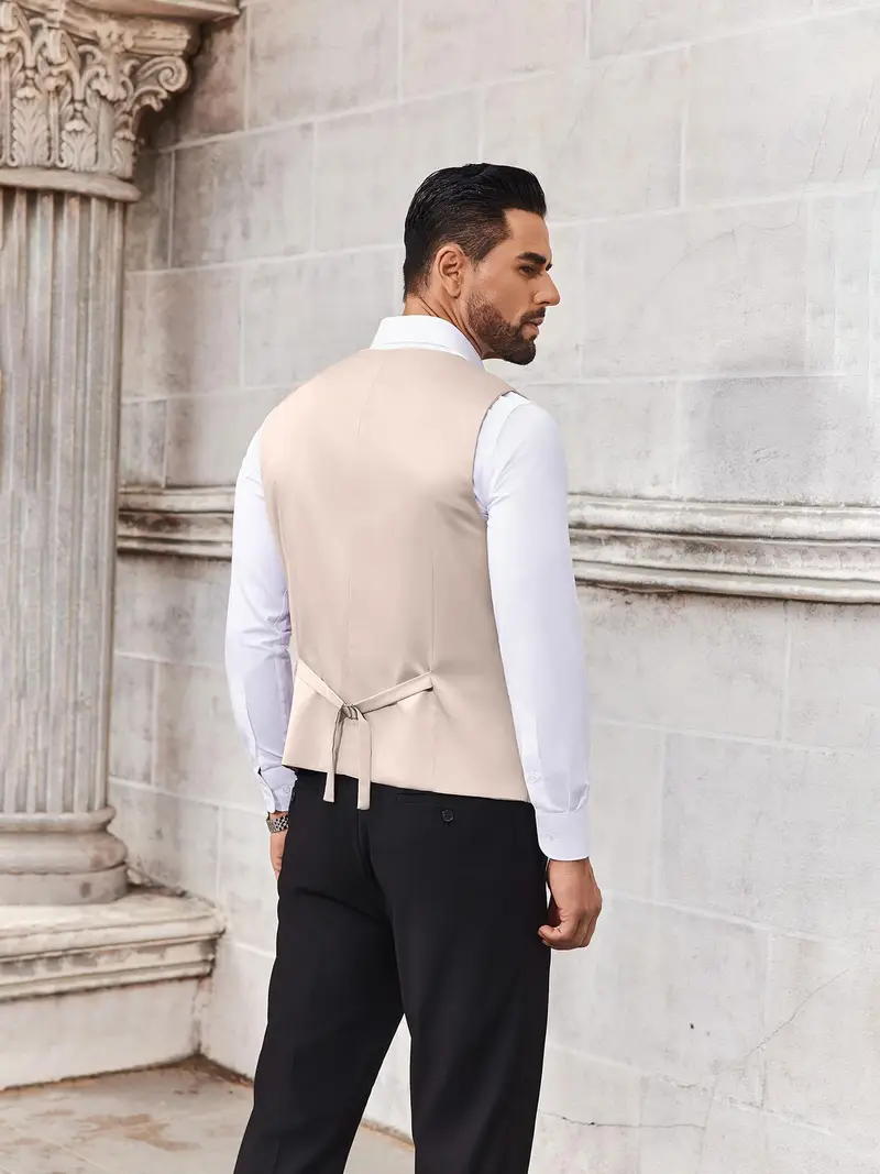 mens suit vests business casual vest lightweight formal - Temu mens suit vests business casual vest lightweight formal - Temu