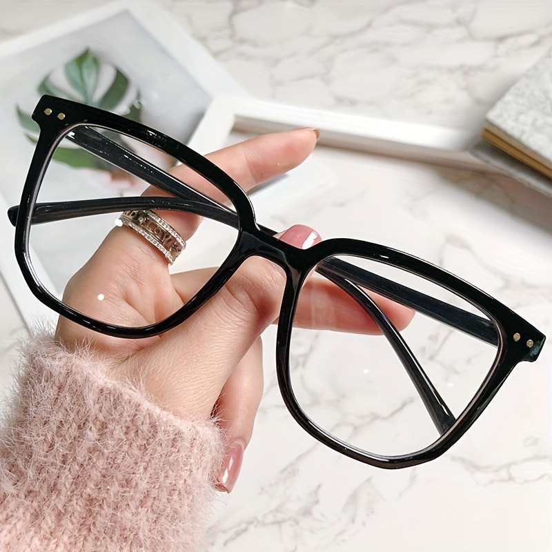 Square Anti-blue Light Glasses For Computer, Tv And Phone, Lenses, Lightweight And Comfortable