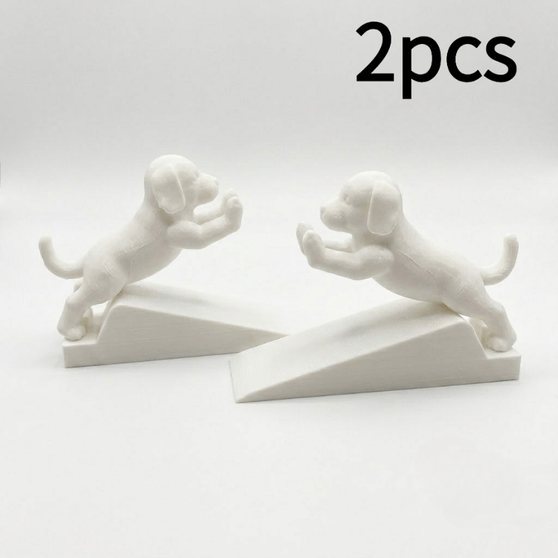 TEMU Set fermaporta per cani carini, regolabili multi-, antiscivolo, , in plastica resistente, di anticollassione per la parte inferiore della porta,