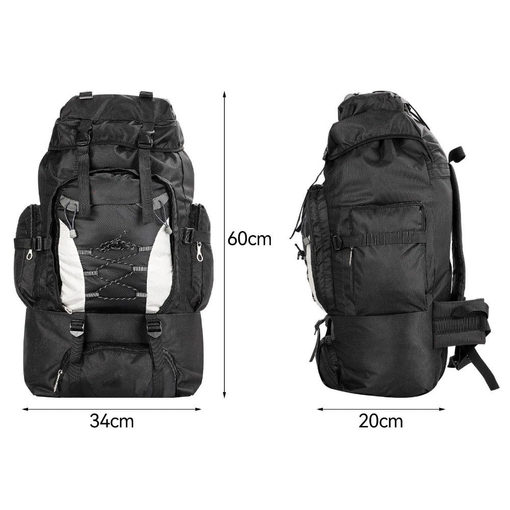 80l Large Capacity Lightweight Hiking Backpack Durable Outdoor Camping & Trekking Backpack For Hiking Exploration