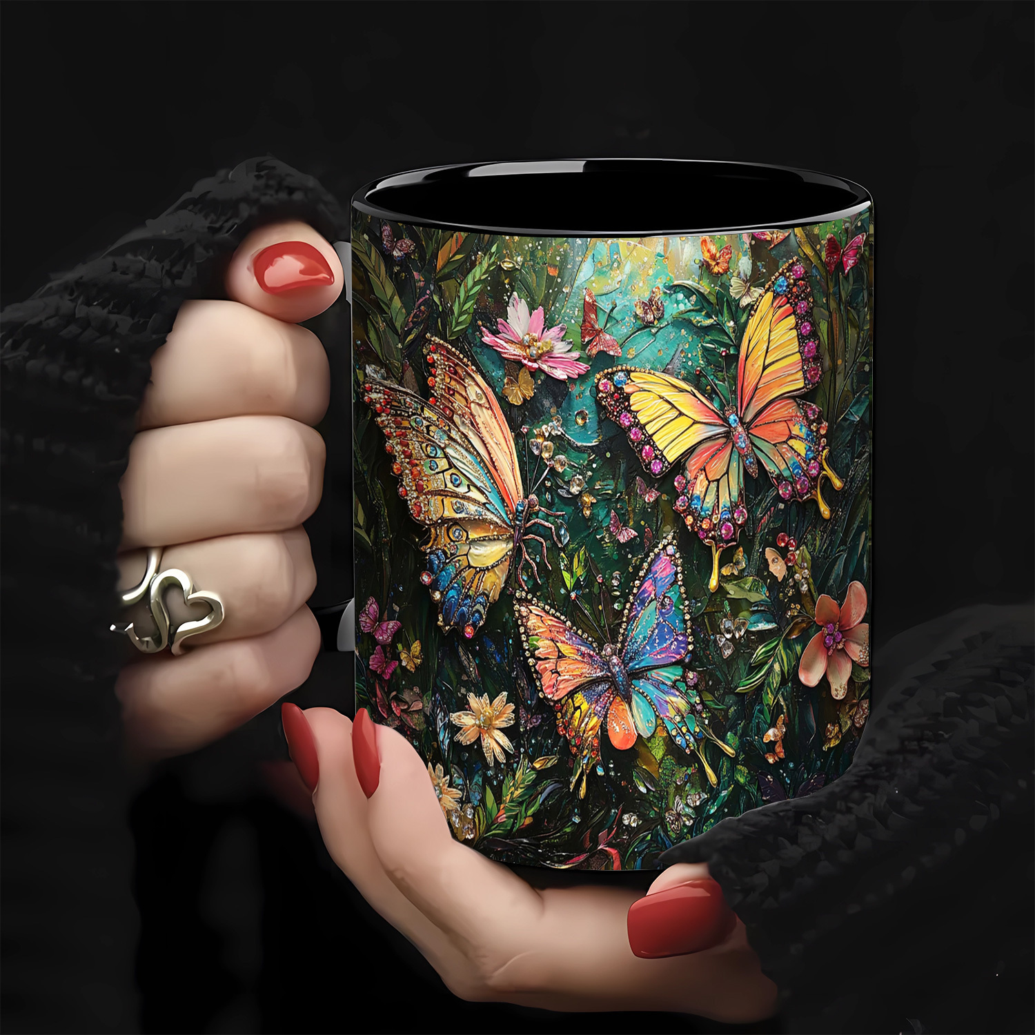   11 oz ceramic mug coffee tea milk etc easter valentines day birthdays and office decoration home decoration new year beer mug decoration