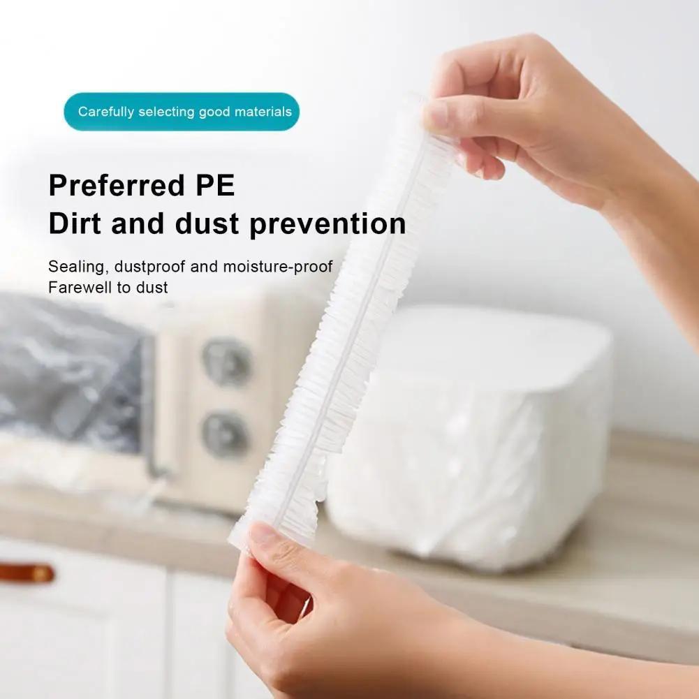 50 pack universal appliance dust covers thickened scratch resistant plastic protective covers     home office protection details 2