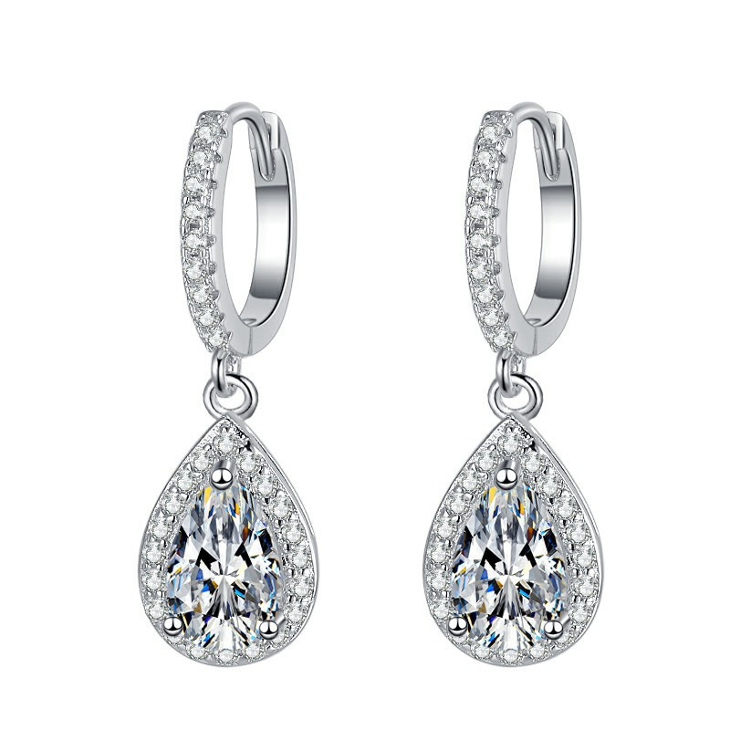 

Moissanite Drop - 4 , 925 Silvery, For & Gifting