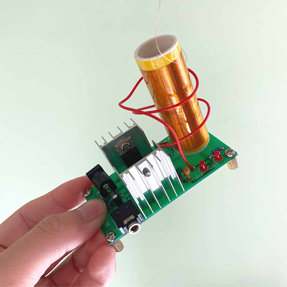 desktop for tesla coil science toy electromagnetic   demo kit creative stem gift for science enthusiasts mixed color fiber material brand   Product details 9
