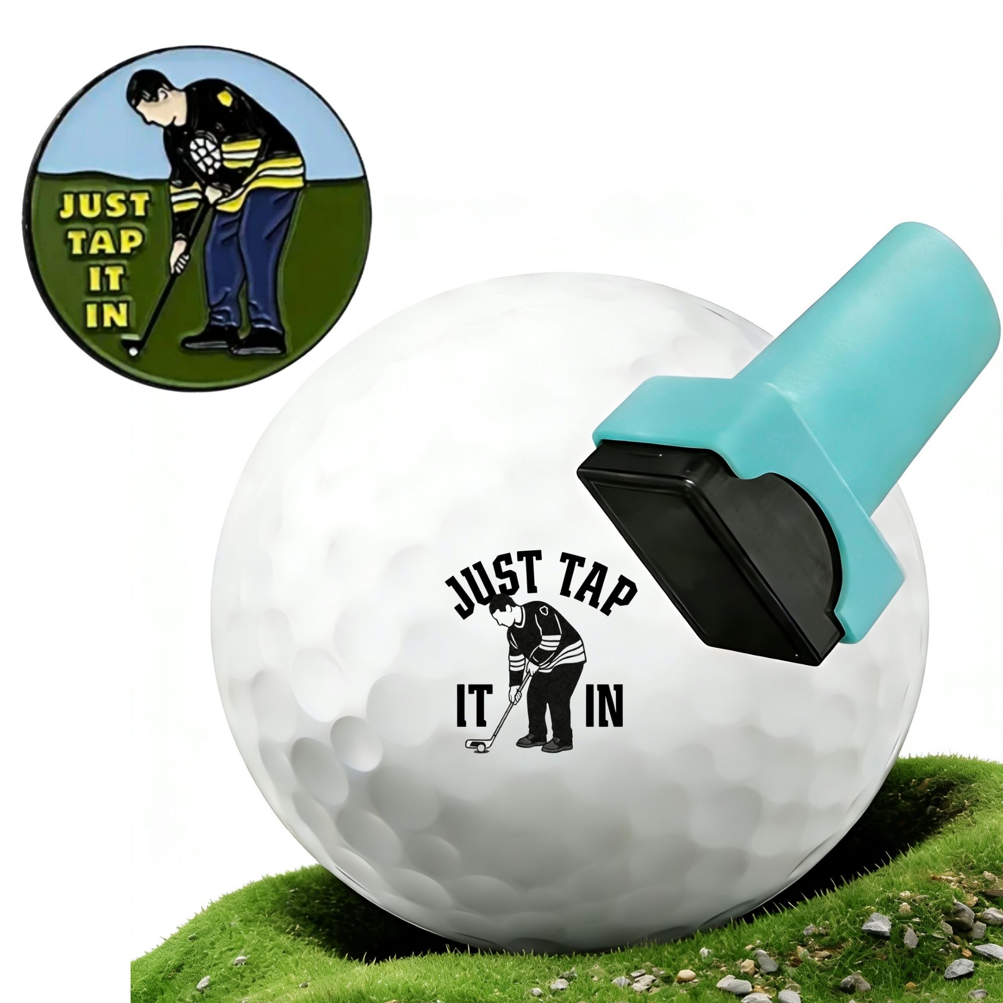 stamp for golf balls sold on Temu New Zealand