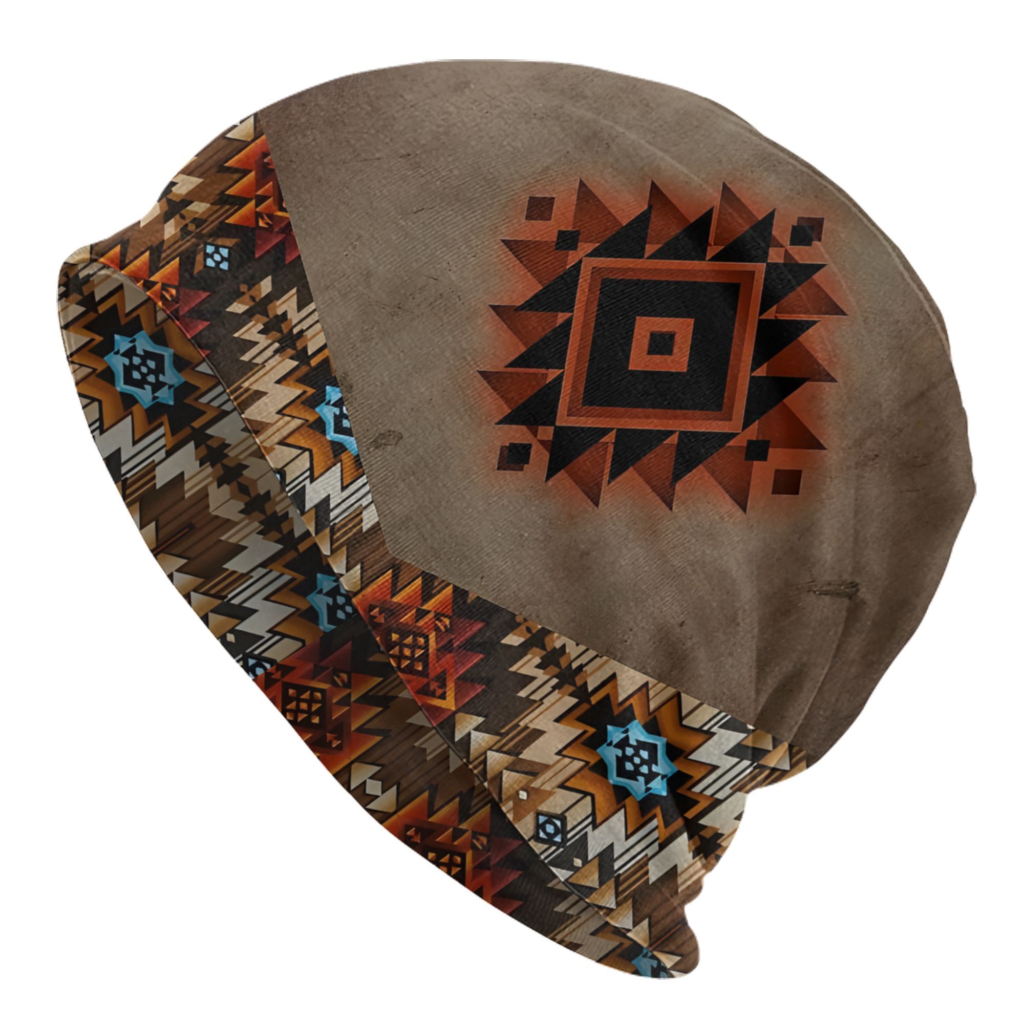 

Southwestern Pattern Bonnet Hats Men Skullies Beanies Novelty Hats