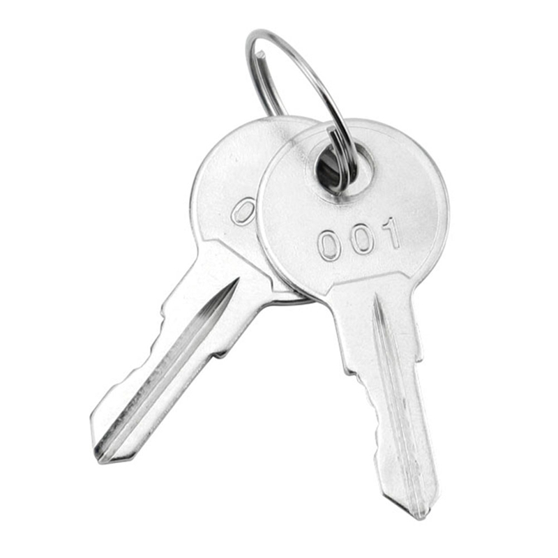 Image of Car Toolbox Latch Replacement With Keys With 8 Rivet Stainless Steel Pull Handle Lock For Rv Trailer