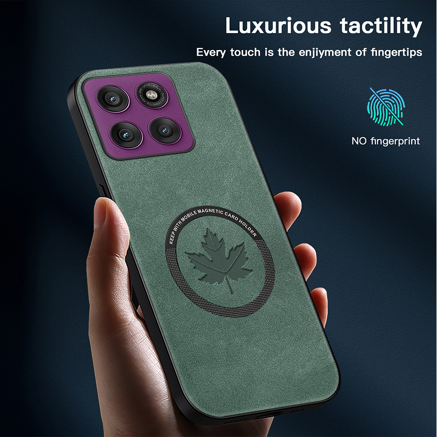 TEMU Luxury Artificial Leather Phone Case For Moto Edge60pro/edge60fusion/ 60/g / 60 Stylus/g56/g86/g86 Power Some Models Support Magnetic, Support