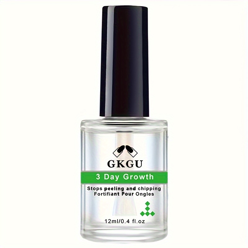TEMU Gkgu Nail Strengthener In A Bottle - Free From Formaldehyde That Includes Hyaluronic Acid And Glycerin, Designed To Strengthen Nail Structure, Reduce Splitting And Peeling, Shine