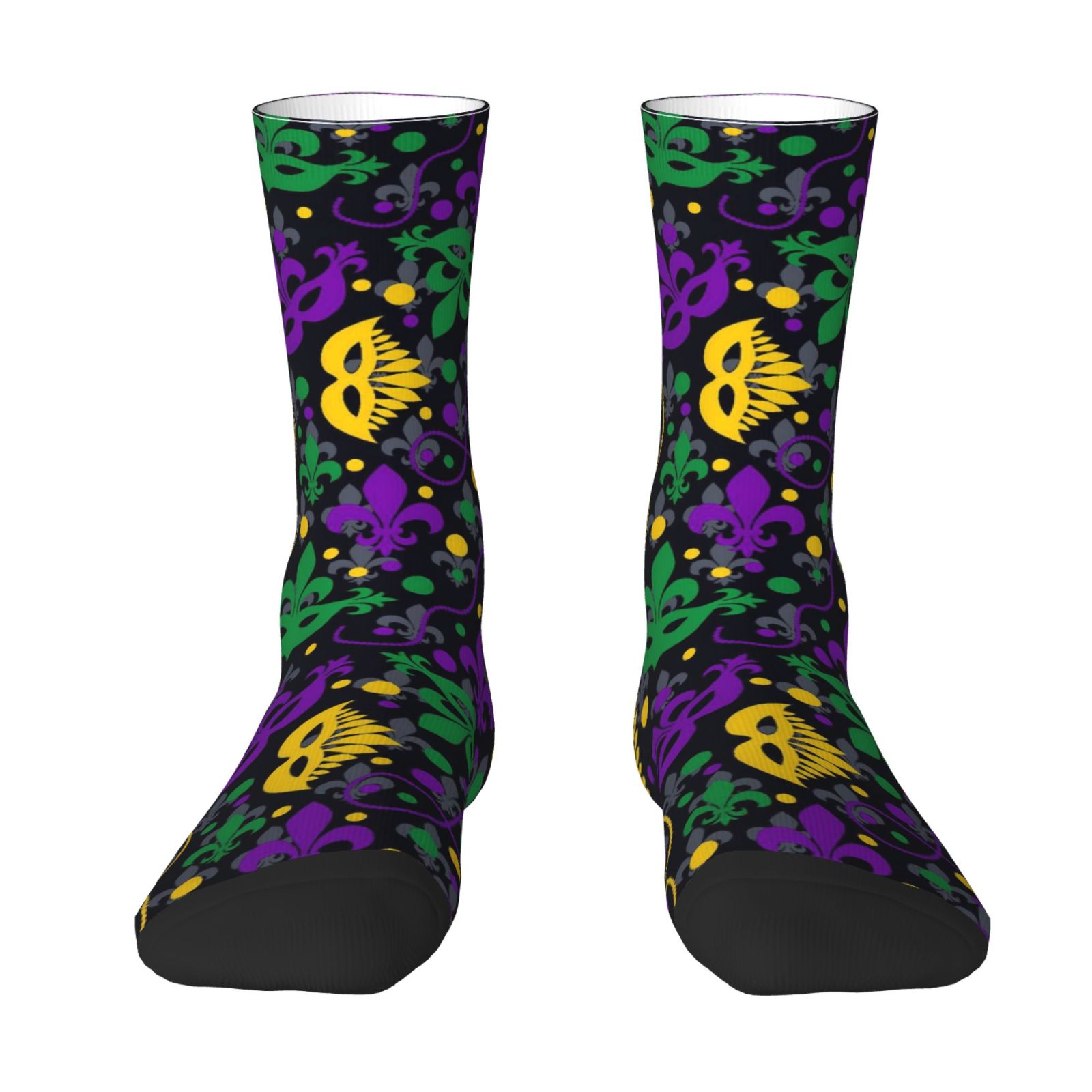 TEMU 1 Pair Men's/women's Novelty Gift Socks - Suitable For - Breathable Polyester Blend - Unique Themed Design, Durable Fabric, Collectible Socks