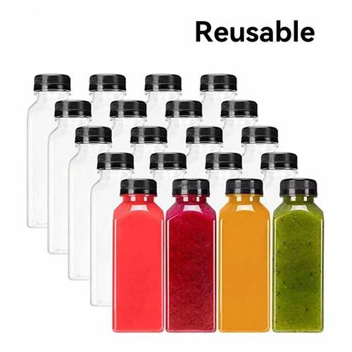 10pcs transparent juice bottles suitable for home or outdoor camping water bottle for outdoor for sport back to school a must have for travel and camping a water bottle essential for outdoor trips