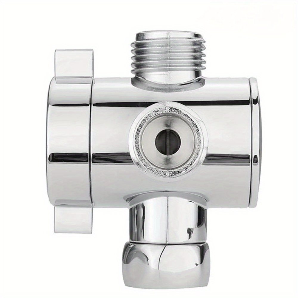 E-shop Dreifach-Funktions-Schalter Adapter Verbinder für einen multifunktionalen 3-Wege Duschkopf-Umleitventil G1/2 aus ABS