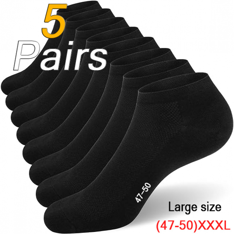 Comfy Low-Cut Athletic Socks For Men - 12 Pairs, Cotton, Size 10-13, Perfect For Sports & Casual Wear