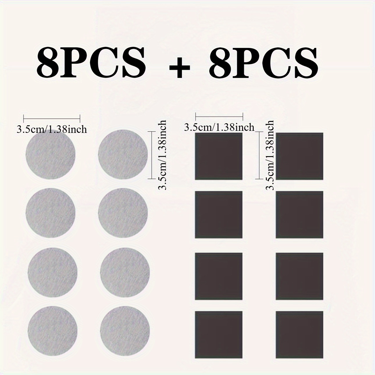 16st magnetiska ark med självhäftande baksida flexibla - Temu Sweden