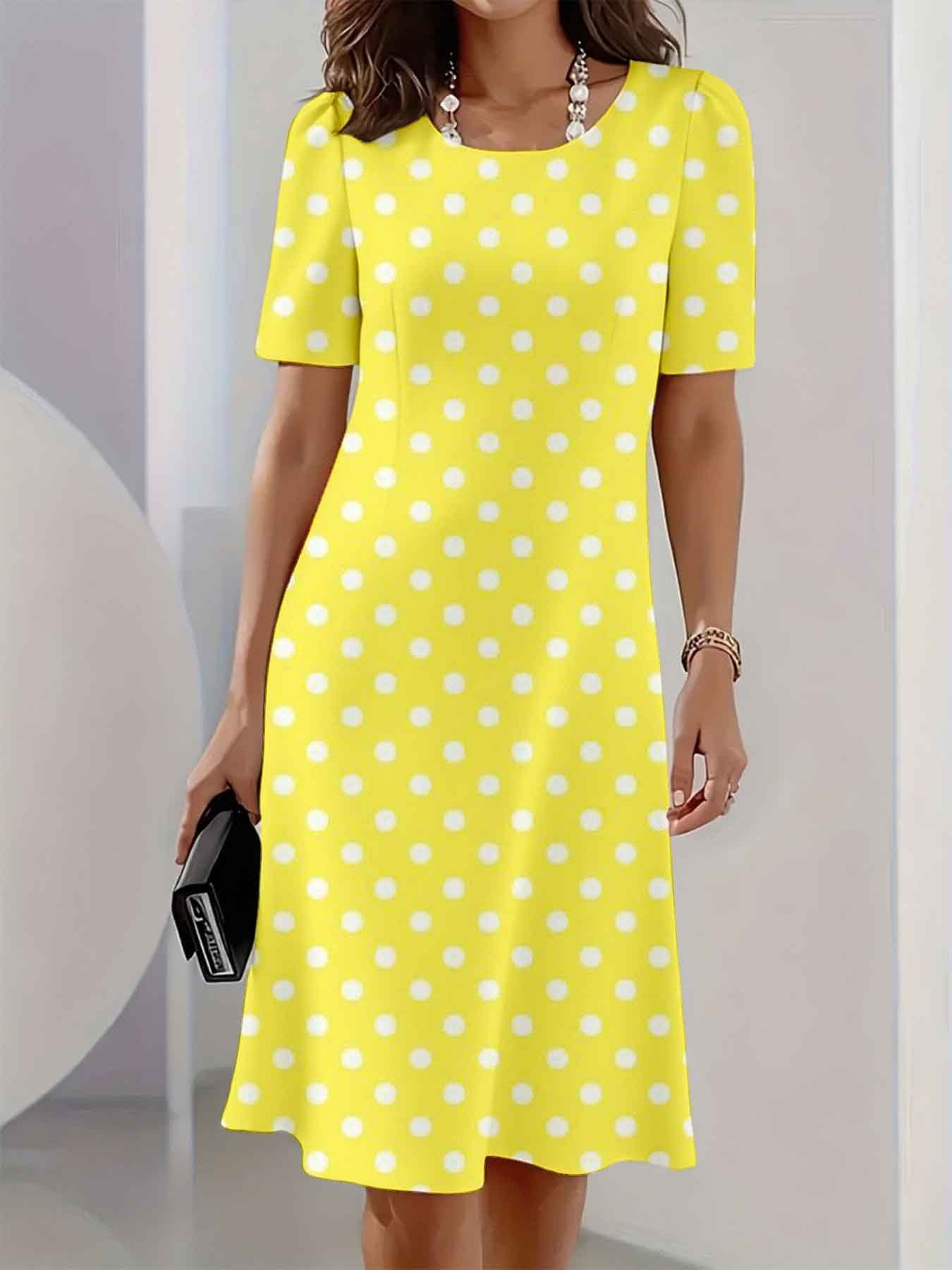 white christmas dresses Women's Sleeveless White/Yellow Sunflower Dress main image 0