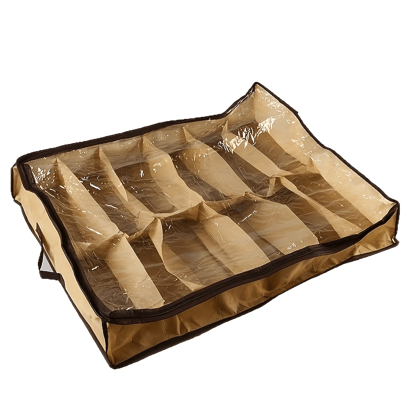 TEMU Sac de rangement pour chaussures avec fermeture éclair de sécurité — de rangement sous le lit/pendaison dans pour , encombrante, convient pour