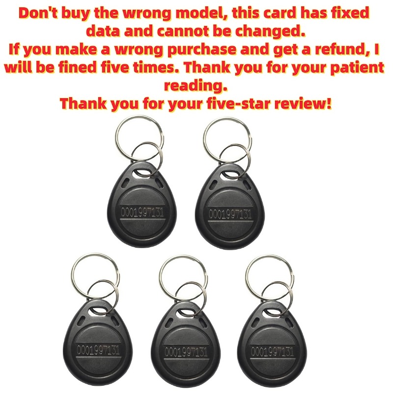 20pcs Commercial Access Control Proximity Cards