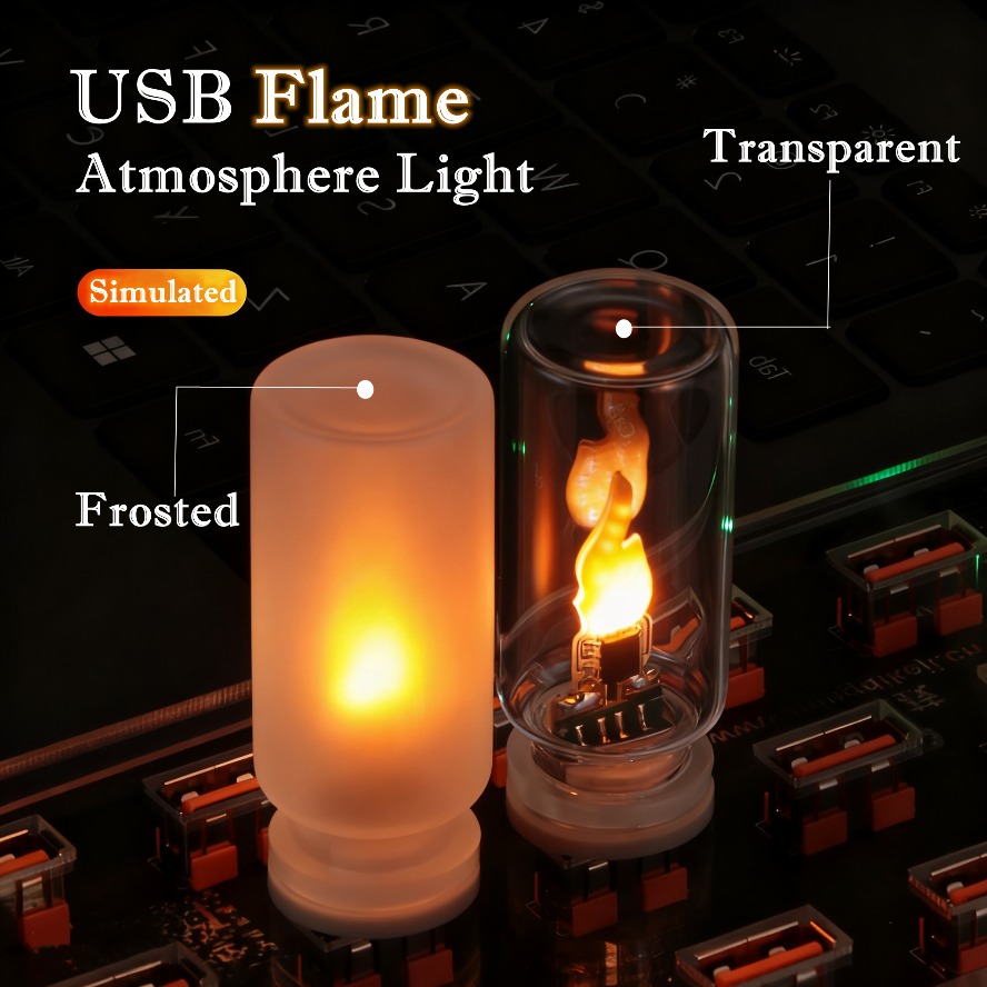 fun led interior lighting for rvs ambient usb flame light   parts accessories usb powered ideal for vehicle and bedroom lighting     rvs car   decor bedrooms and   a romantic atmosphere Product details 4