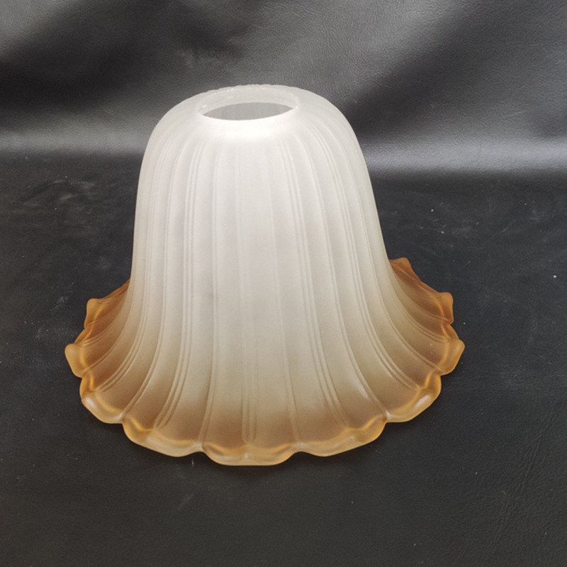 Small glass tulip lamp shades hotsell