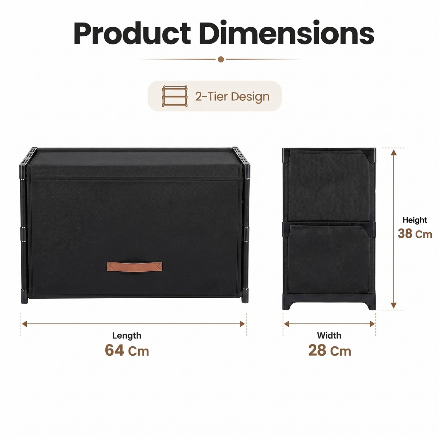 Image of 1pc 3-tier Heavy-duty Shoe Rack Suitable For Bedrooms, Garages & Offices - Standing Boot And Sneaker Storage Shelf, Shoe For Multiple Pairs Of Shoes