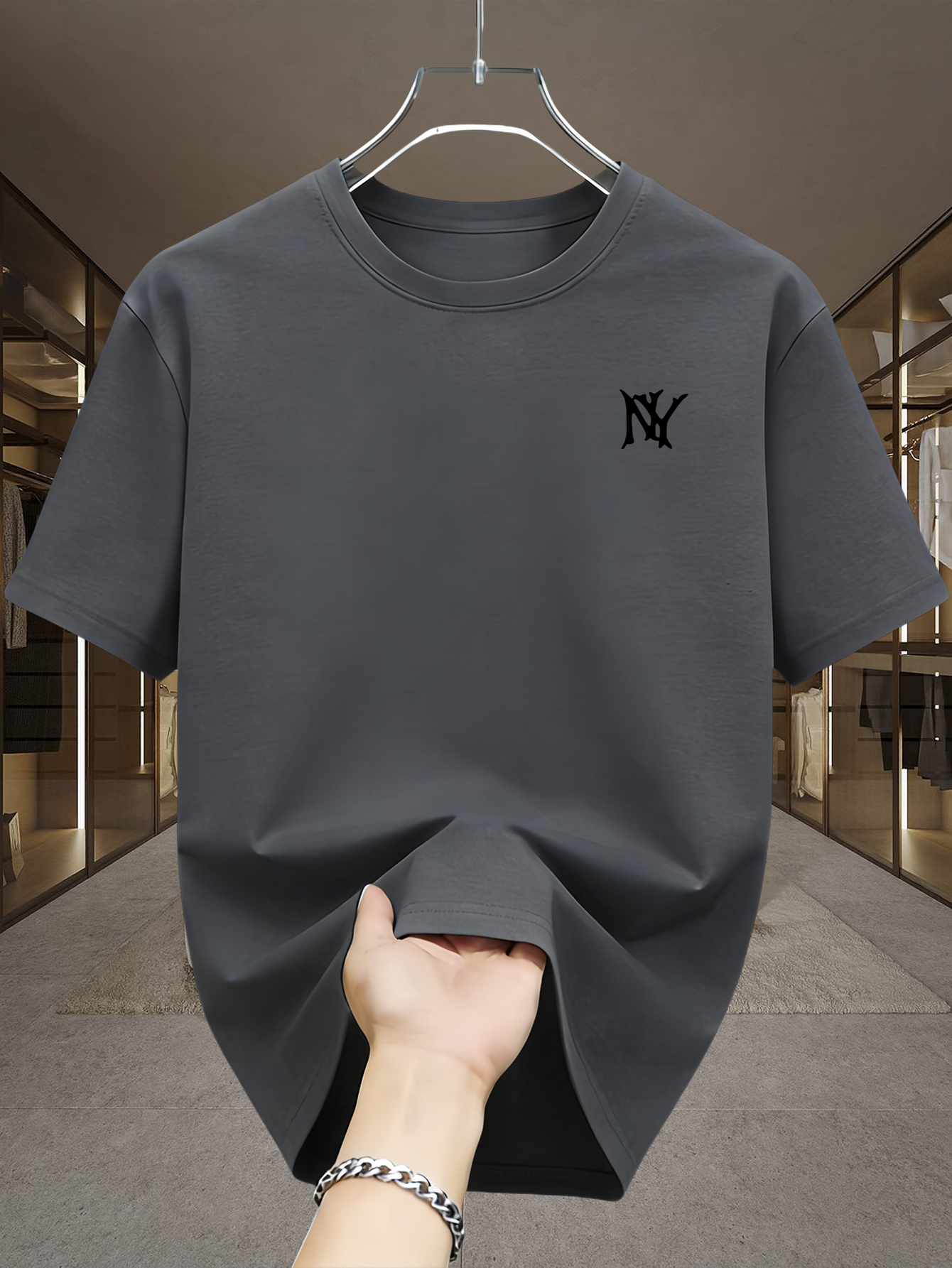 top casual transpirable para hombre, estilo casual elegante y  ,   de   retro americano, ropa   para hombre,   de   uso para viajes y ocio, camiseta de hombre