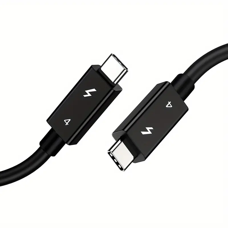 cabo coaxial , thunderbolt 4, tipo c para tipo c, 40 , pd, , carregamento rápido, , 6 pcie masculino para masculino, para , iphone, ipad, detalhes 12