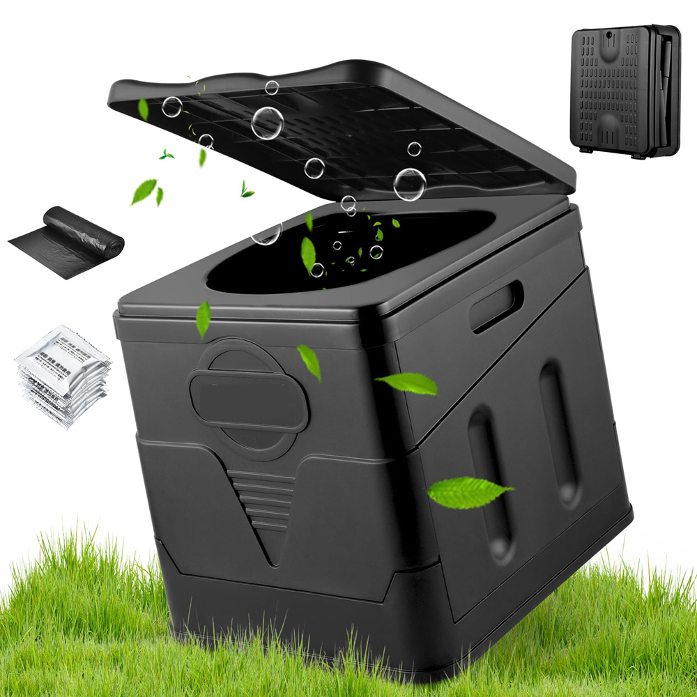 E-shop Tragbare Campingtoilette | Kompakte ABS-Tragetoilette für Erwachsene, geeignet für Autos, Wandern, Strände und Camping | Marke: Anikers