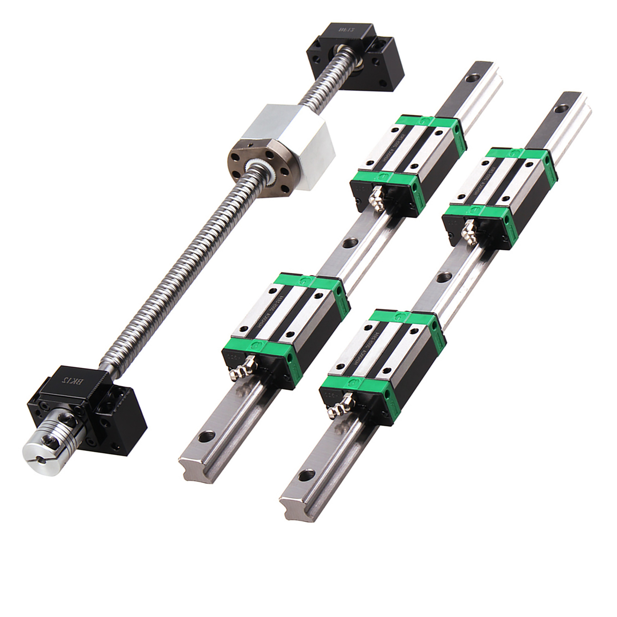 2pcs Hgr20 700mm Linear Guide Rail+ 1pc Sfu1605 700mm Ball Screw Kit With Bk/ Support Bearings, Precision Linear For Cnc Equipment