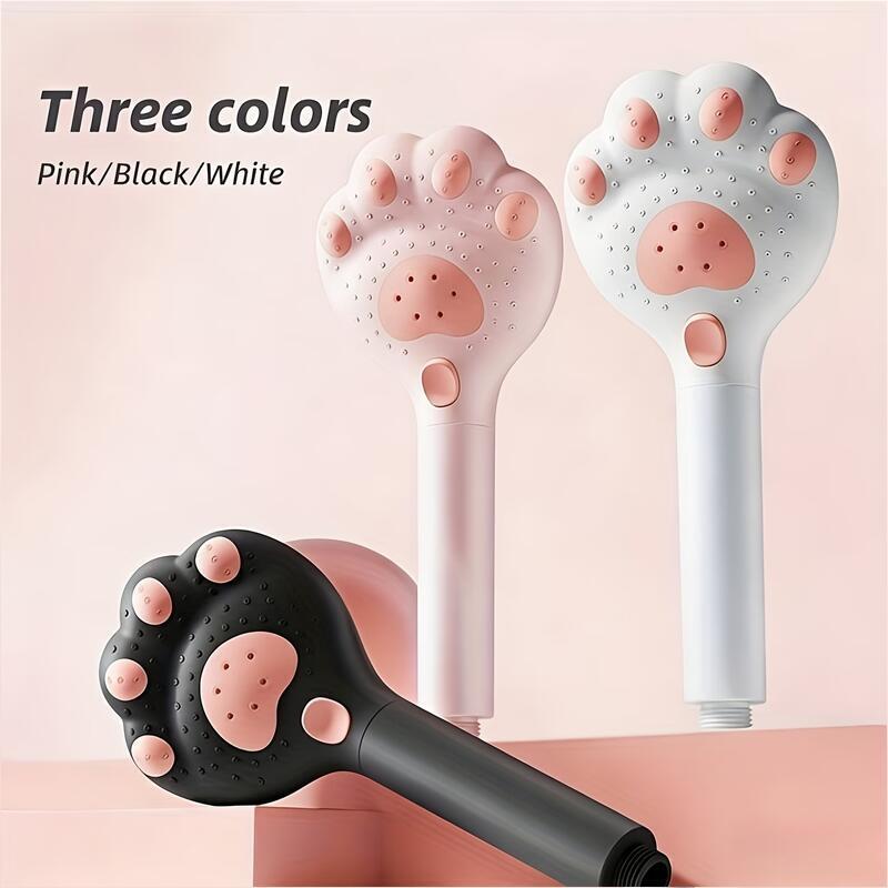 MROOFUL Cat Paw Shower Head with 5 Filter Cartridges