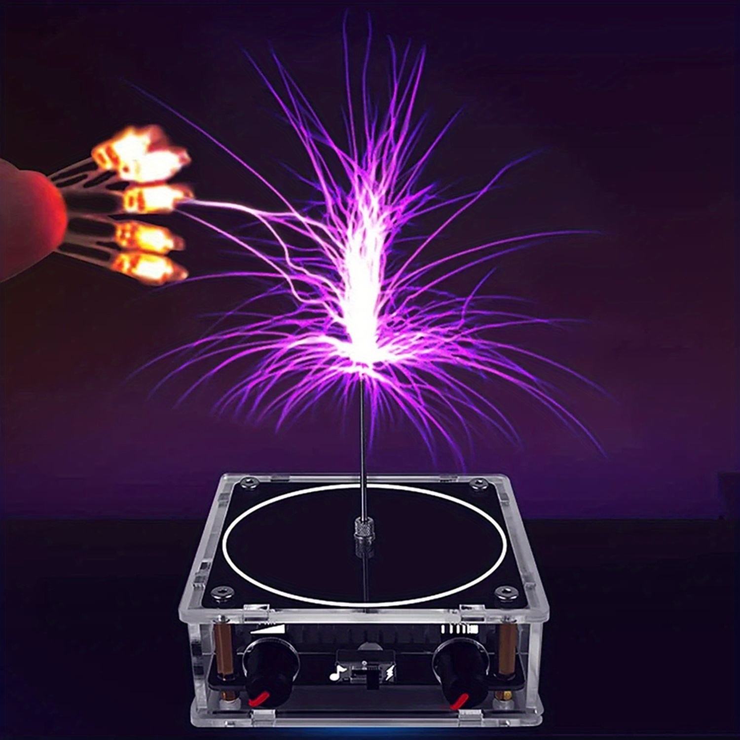music coil arc plasma for tesla coil desktop toys science teaching set   experiment model birthday gift 15 years old boy gift Product details 1