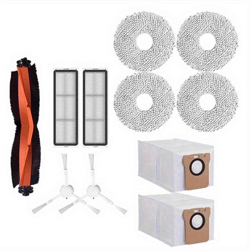 E-shop 11-teiliges Zubehörset für Xiaomi X20+/ X20plus Roboterstaubsauger: Filter, Mopp-Pads, und Ersatzteile