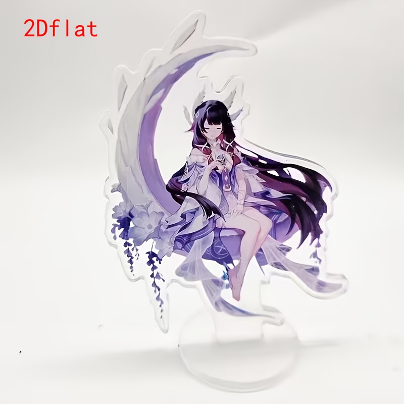 TEMU 2d Flat, A Small Acrylic Tabletop Decoration Statue - Character , Exquisite Thick Acrylic Stand Peripheral, Desktop Ornament Gift, The For Fans
